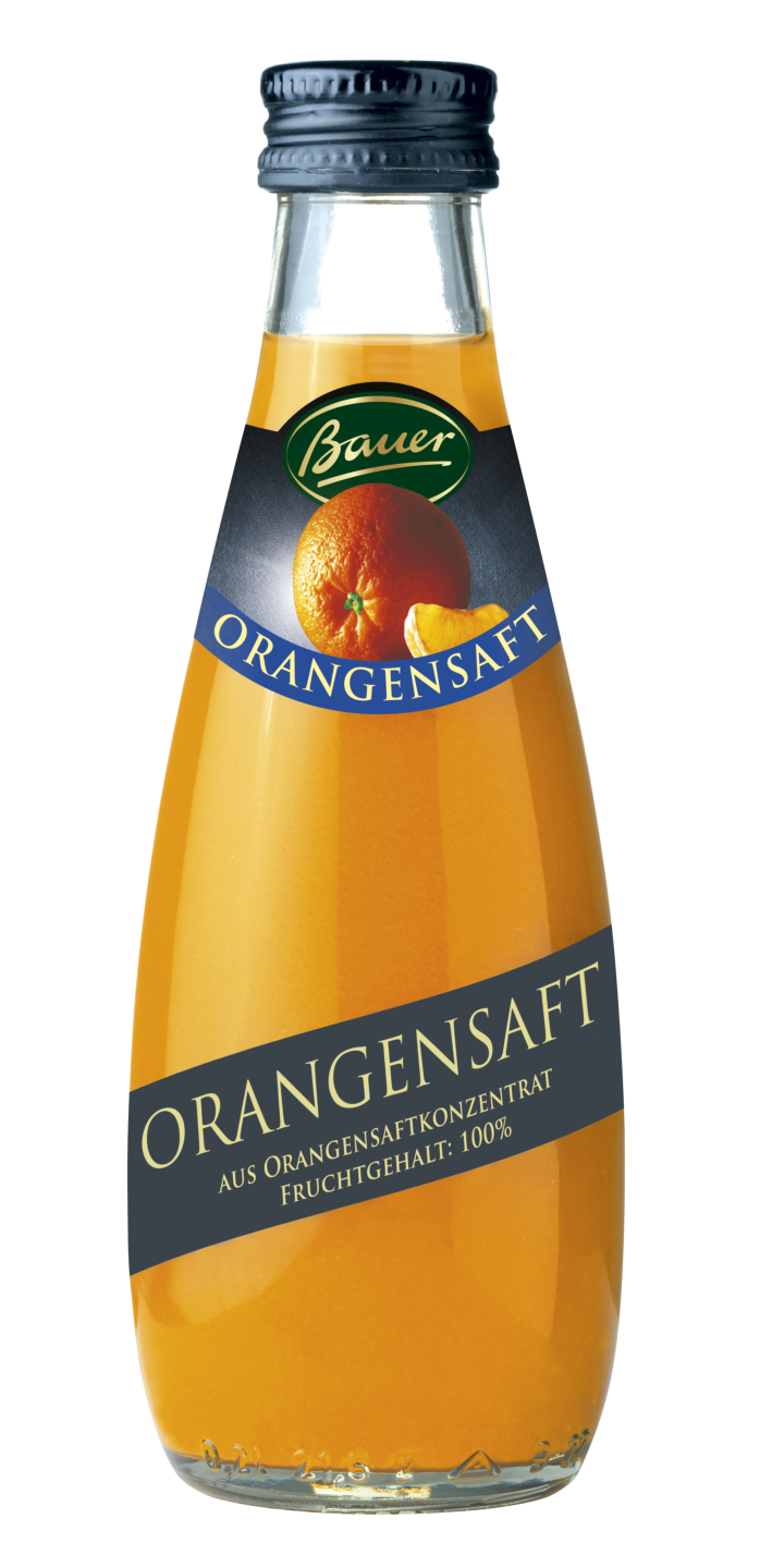 Bauer Orangensaft 100% - M. Hubauer GmbH