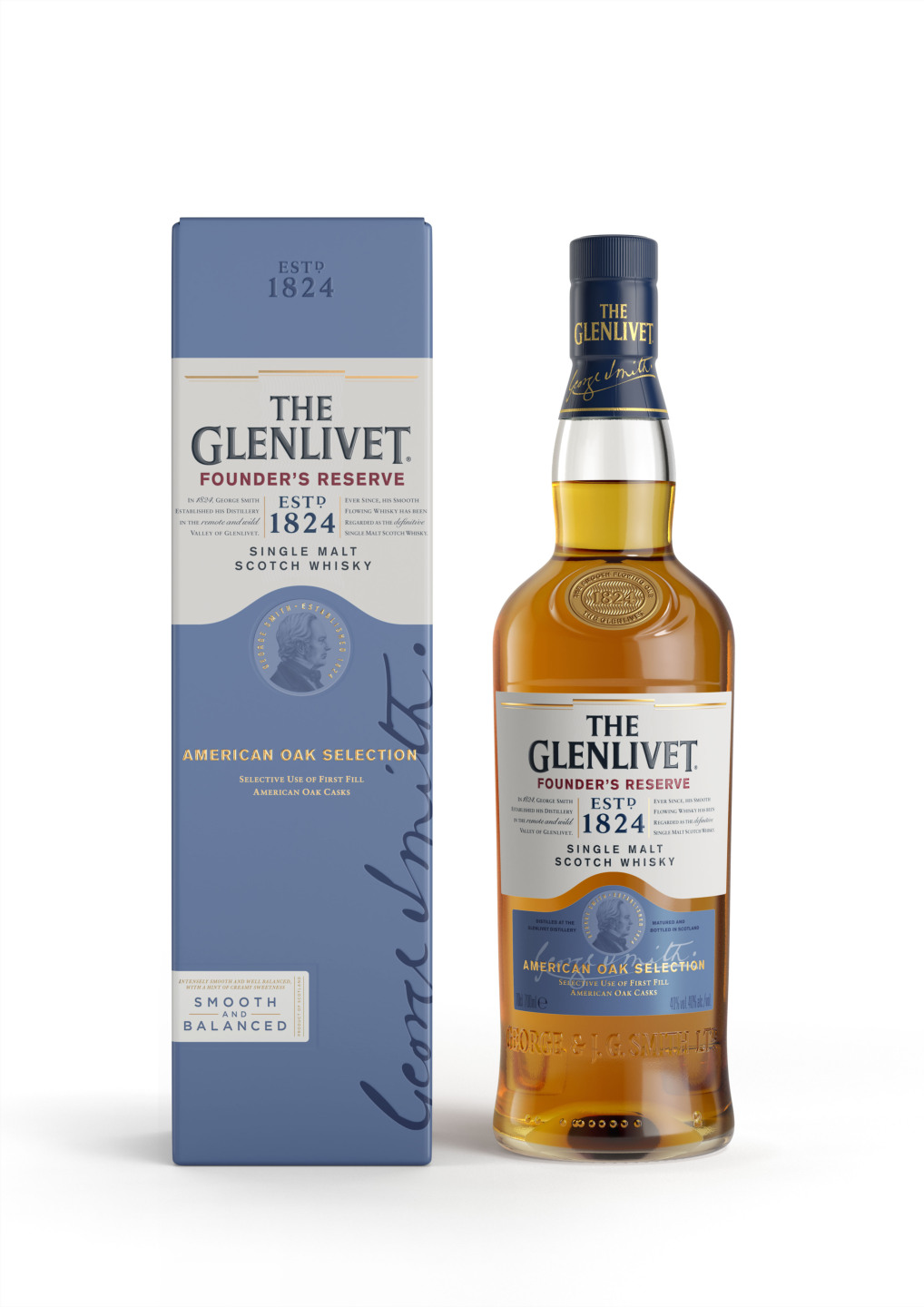 The Glenlivet Founders Reserve Single Malt Scotch Whisky - M. Hubauer GmbH