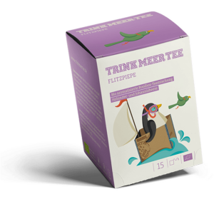 Trink Meer Tee Aromatisierte Rooibos-Teemischung mit Holunder- und Johannisbeere